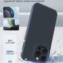 for iPhone 15 Pro Case Liquid Silicone Slim Shockproof Protective Cover 6.1 Inch Anti-Scratch Drop Protection,Midnight Blue