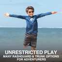 Kanu Surf Boys' Platinum Rashguard, Size 6