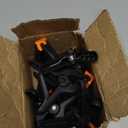 RELBRO Spring Clamps, 4.5 Inch Large Plastic Clips for Balloon Arch Backdrop Craft Decoration, Heavy Duty, Black, 10 Pcs