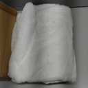 AOGU 48 Inch Faux Fur Christmas Tree Skirt White Plush Skirt for Merry Christmas Party Christmas Tree Decoration