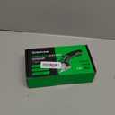 Cardboard Cutter, Rechargeable Cordless Electric Scissors, 4V Upgrade Motor Electric Box Cutter with 2 Blades, Safety Lock & LED Light, Powerful Cutting for Cardboard Box, Plastic, Leather (Green)