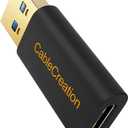 CableCreation USB C Female to USB Male Adapter, USB 3.1 5Gbps USB C to A Adapter Female for Laptops Logitech StreamCam VR Link for Charging