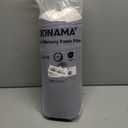 Cervical Pillow for Neck Pain Relief -Cooling Ergonomic Memory Foam Pillow with Ice Silk Pillowcase, Dual-Height Orthopedic Support Contour Pillow for Side/Back/Stomach Sleepers, CertiPUR-US Certified (Queen Size 24.8"Lx14.96"Wx5.51"H, Grey)