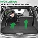 Original 2022-2026 MDX Cargo Liners & Backrest Mat for Acura MDX - Custom Fit Upper and Lower Position Trunk Mat & 3rd Row Seat Backrest Mat - All Weather Odorless TPE Car Mats for Acura MDX 2022-2026
