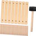 DIY Wooden Red Wine Rack Space-Saving Wine Bottle Display Holder for Kitchen Storage Fits Bottles Sturdy Natural Wood Design for Home and Bar Decor