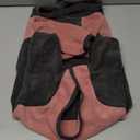 Dog Winter Coat Soft Fleece Dog Clothes for Cold Weather, Warm Dogs Pullover Pajamas Cozy Cold Weather Jacket Full Body Suit Windproof Fleece Sweater for Dogs Walking Hiking Sleeping (Pink L)