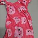 Dxhycc Fleece Dog Pajamas - Cute Heart Puppy Jumpsuit, Warm Soft Pet Holiday Clothes for Small Medium Cats and Dogs (Pink, L)