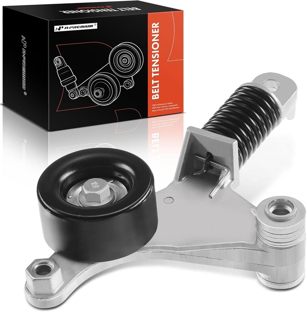 A-Premium Automatic Belt Tensioner and Pulley Assembly Compatible with Toyota Camry 2007-2009, Corolla Matrix RAV4 Solara & Scion xB 2008-2015 & Pontiac Vibe 2009-2010, Replace# 1662028040, 1662028041