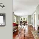 Henne Bery Rope Edge Decorative Wall Plate Switch Plate Outlet Cover (Single Decorator, 3 Pack, Heirloom Silver)