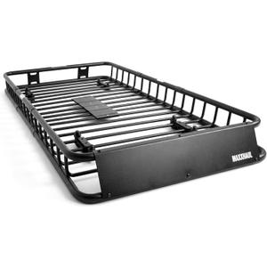MAXXHAUL 50506 64" x 39" x 6" Heavy-Duty Universal Steel Roof Rack , Black
