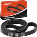 A-Premium Engine Serpentine Drive Belt Compatible with Ram 1500 2021-2023 & Jeep Wrangler/TJ 2000-2006 & Ford Taurus & Audi A6, 90, 100, 100 Quattro, 90 Quattro, A6 Quattro, Cabriolet & Mercury Sable