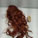 Auburn Wig for Women Long Wavy Auburn Wig Middle Part 26 Inch Wigs Heat Resistant Synthetic Wig for Daily Use