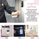 GEYGIE No Coffee No Workee Badge Reel Retractable with Alligator Clip, Funny Skeleton ID Badge Holder Gift for Nurse Doctor Radiology X-Ray Orthopedics Office Worker Boss Colleague Social Worker