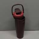 Owala FreeSip Sway Insulated Stainless Steel Water Bottle with Two-Way Spout, Built-In Straw and Bucket Handle, Made for Travel, School, and Sports, 30oz, BPA Free, Leak Proof, Black Cherry