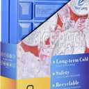 Large Freezer Cold Ice Pack Block Ice Chest, Reusable Long Lasting Quick Freezes with A Handle, for Coolers Lunch Box/Bag(1000g Set of 2)