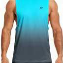 EZRUN Men's Workout Tank Top Gym Muscle Sleeveless Shirts Quick Dry Athletic Bodybuilding Stringers