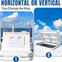 smartmarine Marine Deck Access Hatch 17.312.4" Rectangle Boat Hatch & Lid,Boat Deck Hatch Lids