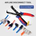 Air Line Pliers Push to Connect Fittings Removal Tool, Disconnect Tool for 1/4 5/16 (6mm, 8mm) Qucik Connect Air Hose Fittings, Release Pliers for Push-Fit Pneumatic Connectors