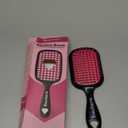 Bautero Brush Detangler Brush for Wet & Dry Hair, Pain-Free Brushing on All Hair Types, Knot Removal, Vented Hair Brush, Sakura Blossom