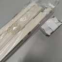 LazBlinds No Tools No Drill 1" Vinyl Mini Blinds, Cordless Blinds for Windows, Light Filtering Horizontal Window Blinds & Shades, 47" W x 64" H, Cream