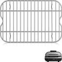 Roasting Grill Steamer Racks for Ninja Foodi FG551 Smart XL Indoor Grill with Air Fry, Stainless Steel Air Fryer Rack Accessories for Ninja Foodi,11.5'' x 7.6'' Dishwasher Safe