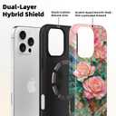 Lumen for iPhone 13 / iPhone 14 Case, Compatible with Magsafe, Rose Floral