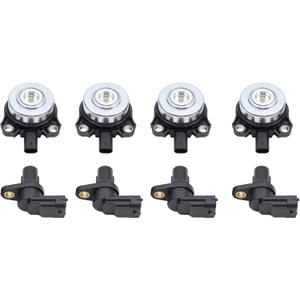 ApplianPar 4Pcs Camshaft Position Sensor and Adjuster Magnet Kit for CL550 CLK350 CLK550 CLS550 C230 C280 C300 C350 E350 E550 G550 GL450 GL550 GLK350 ML350 R350 S400 S550 SL550 SLK280 SLK300 SLK350