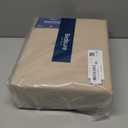 Bedsure 100% Washed Cotton Duvet Cover King Size - Frosted Almond Minimalist Bedding Set Linen Like - PureWoven Plain Simple & Soft Comforter Cover for All Seasons (Frosted Almond, King, 104"x90")