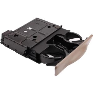 Upgraded Dashboard Cup Holder Compatible with 1999-2004 F250 F350 F450 F550 Super Duty, 2000-2004 Excursion, Heavy Duty Console Cup Holder Pebble Tan, YC3Z2513560CAB