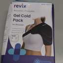 REVIX Shoulder Ice Pack Wrap, Ice Shoulder Brace for Rotator Cuff and Arm, Reusable Gel Cold Therapy Wrap for Discomfort Relief & Muscle Relaxation (Medium)