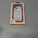 iFace Reflection Designed for iPhone 14 Plus Case (6.7")  Cute Shockproof Hybrid [9H Tempered Glass + Bumper] Wireless Charging Compatible Clear Protective Cover for Girls, Women - Red