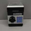 Piggy Bank for Kids - Electronic Money Saving Box w/Code- ATM Safe - Toy Coin Bank - Easter Boys Toys for Age 3, 4, 5, 6, 7, 8, 9 - Birthday Gifts for 8, 9, 10, 11, 12 Year Old Boy and Girl (Black & Silver)