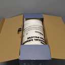 Osteo Cervical Pillow for Neck Pain Relief, Hollow Design Odorless Memory Foam Pillows with Cooling Case, Adjustable Orthopedic Bed Pillow for Sleeping, Support for Side Back Sleepers (Standard High(24.5*16.5*5.2/4.1 inches), White)