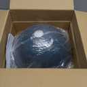 ELYONA Modern Hammered Pendant Light Fixtures with 12" Metal Shade Solid Wood Dome Hanging Pendant Light for Farmhouse Kitchen Island Dining Room Sink Bedroom Hallway Medium 2 Pack Blue