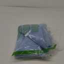 Exquisite 2 Pack Premium Plastic Tablecloth Rectangle Table Cover - Light Blue