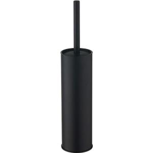 BGL Stainless Steel Toilet Brush with Holder, 2 Black Bristle Heads