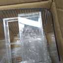 9.6 Acrylic Straw Holder & Cabinet Door Organizer Set, Adjustable Height for Mixed Straw Sizes, Transparent Design, Drainage Holes, Adhesive Installation - Kitchen Cabinet Organizer for Small Spaces