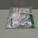 Cute Stationery Gift Set Kawaii Back to School Including Notebook Pencil Cas Ballpoint Pen ID Badge Holder Stickers Key Chain Bookmark purper