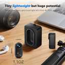 4K 30FPS Vlogging Camera, 64GB Hands-Free POV Camera, 98FT Waterproof Actioncamera with Case, Tiny Sport Cam 6-axis Stabilization, 150 Lightweight Thumb Bodycam 270min runtime, Mount Anywhere