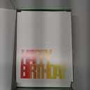 XXINMOH 102 Pack Happy Birthday Cards Bulk Box Set with Envelopes 4 x 6 inch, Blank Inside, 6 Designs for Students, Work, Office, Colorful Ombre Font (Plus 102 Pack Envelopes)