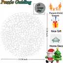 Wooden Jigsaw Puzzle for Adults,Night Tree House Animals Shaped Magic Puzzle Pieces Best Gift for Adults,Can be Used as a Cool Mouse Pad,241pcs,(13.38 * 13.38 inches)