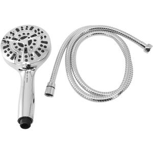 High Pressure 10-Mode Hand Shower Head with Stainless Steel Hose, Powerful Jet Spray for Massage, Black Handheld Showerhead for Bathroom