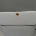 funest Bathroom Trash Cans, Garbage Can with Press Type Lid,10L Dogproof Slim Plastic Narrow Trash Bin