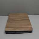 ZEAPTAC Lap Desk with Pillow Cushion, Portable Bed Desk, Fits up to 15.6 inch Laptop, Lap Stand for Bed & Couch & Carpet, Book/Tablet/Drawing Board Stand - Dark Brown Wood (Medium)