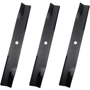 3PCS 783753 Blades Fit for 52 inch Lawn Mower Blades Hustler Fasttrack, Z, Mini Z, Super Mini Z, Super Z and Raptor with 52'' Deck Replace OE 795526, 603995, 783753, 787721, 30227-52X