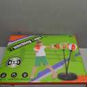 2 in 1 Adjustable Kids Basketball Hoop and Punching Bag with Stand for Kids, Toys Gifts for Boys Age 3 4 5 6 7 8 9 10+, Toddler Basketball Hoop and Boxing Bag Set Toy for Outdoor Indoor Sports Games