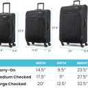 American Tourister 4 KIX 2.0 Expandable Softside Luggage with Spinner Wheels, 20 SPINNER, CLASSIC BLUE