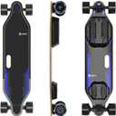 A1 Electric Skateboard with Remote, Rang Up to 17 Miles/24, 8 Ply Canadian Maple, Smooth Breaking, Suitable for Younger Beginners, 100 millimeters