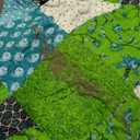 Royal Tradition Rebekah Reversible Coverlets, Queen Over-Sized 3pc Quilt Set (92-Inch Wide x 96-Inch Long) Lightweight Bedspread