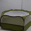 Pawaboo Small Animals Playpen, Waterproof Small Pet Cage Tent with Zippered Cover, Portable Outdoor Yard Fence with 3 Metal Rod for Chick/Kitten/Puppy/Guinea Pig/Rabbits/Hamster/Chinchillas,Green